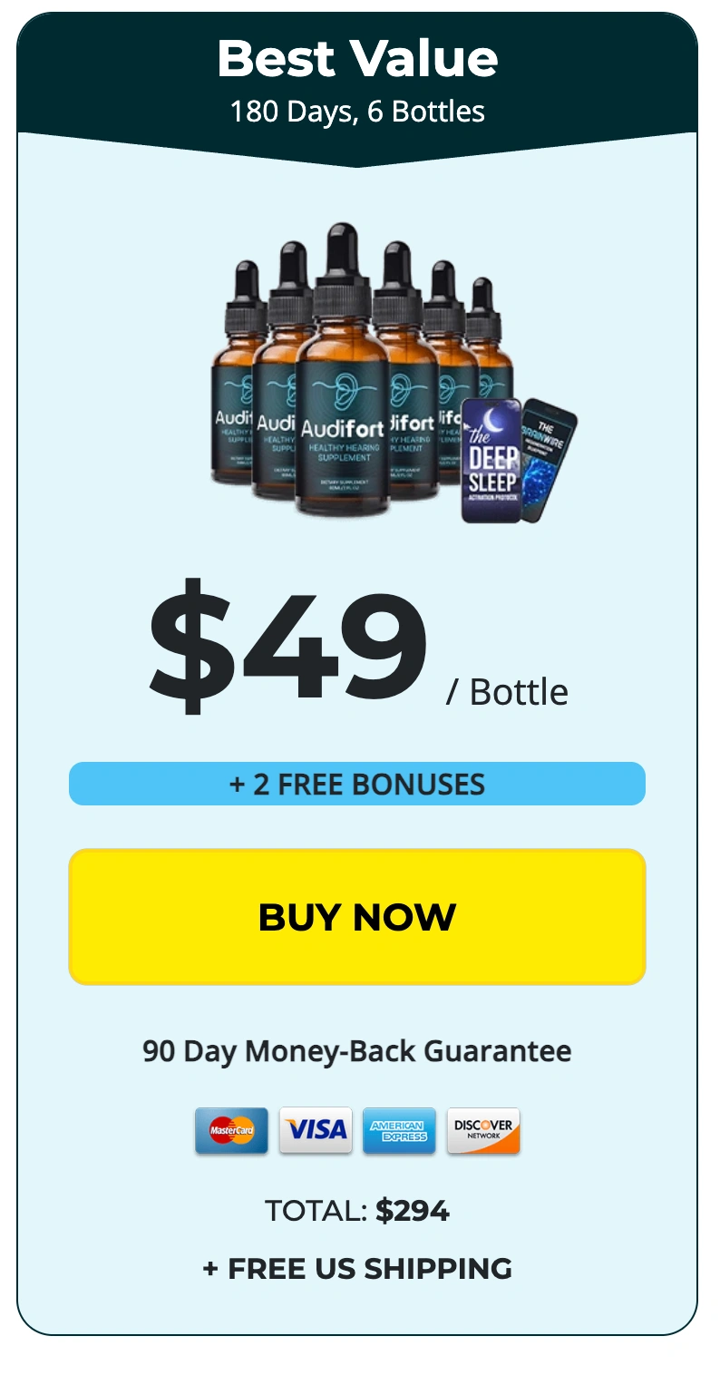 Audifort order six bottles
