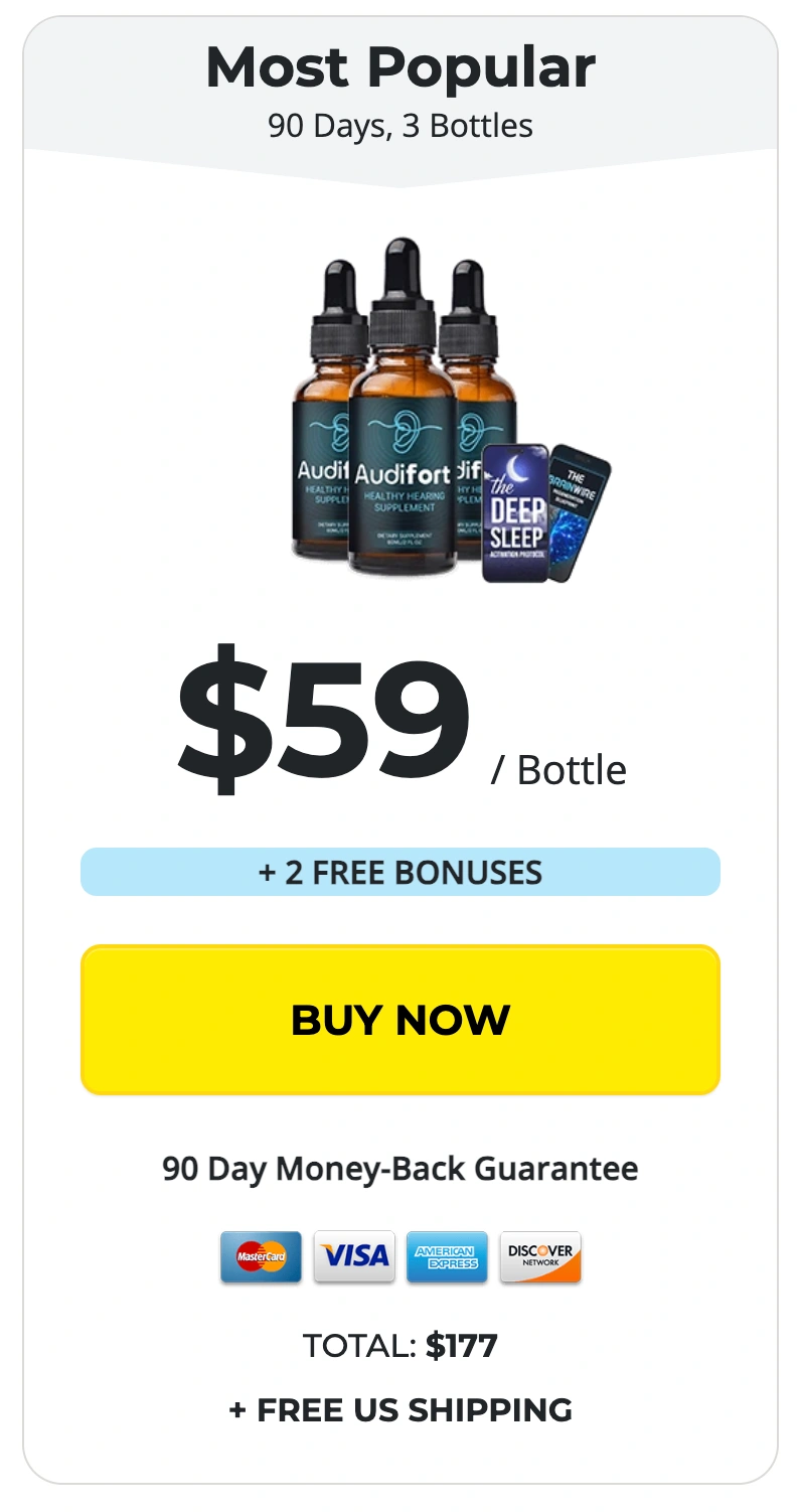 Audifort order three bottles